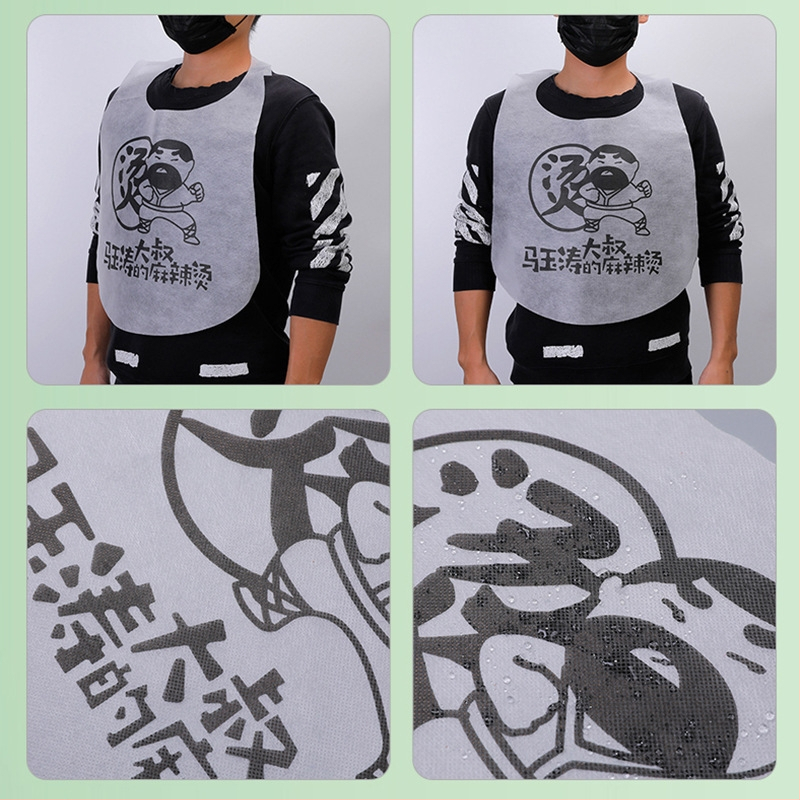 Ποδιά μη υφασμάτινη χωρίς μανίκια με πολύχρωμο μοτίβο, κατάλληλη για ενήλικες και παιδιά