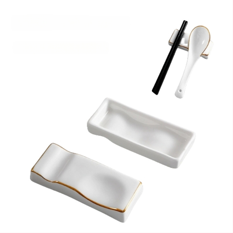 Pulkade ja lusika hoidik, keraamika, Bone China, kahefunktsiooniline hoidik, logotüübi kohandamine, lansseeriti 2020