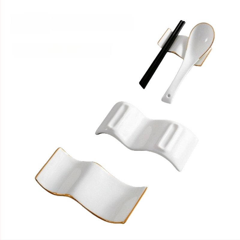 Pulkade ja lusika hoidik, keraamika, Bone China, kahefunktsiooniline hoidik, logotüübi kohandamine, lansseeriti 2020