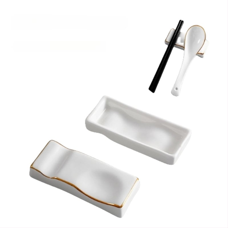 Pulkade ja lusika hoidik, keraamika, Bone China, kahefunktsiooniline hoidik, logotüübi kohandamine, lansseeriti 2020