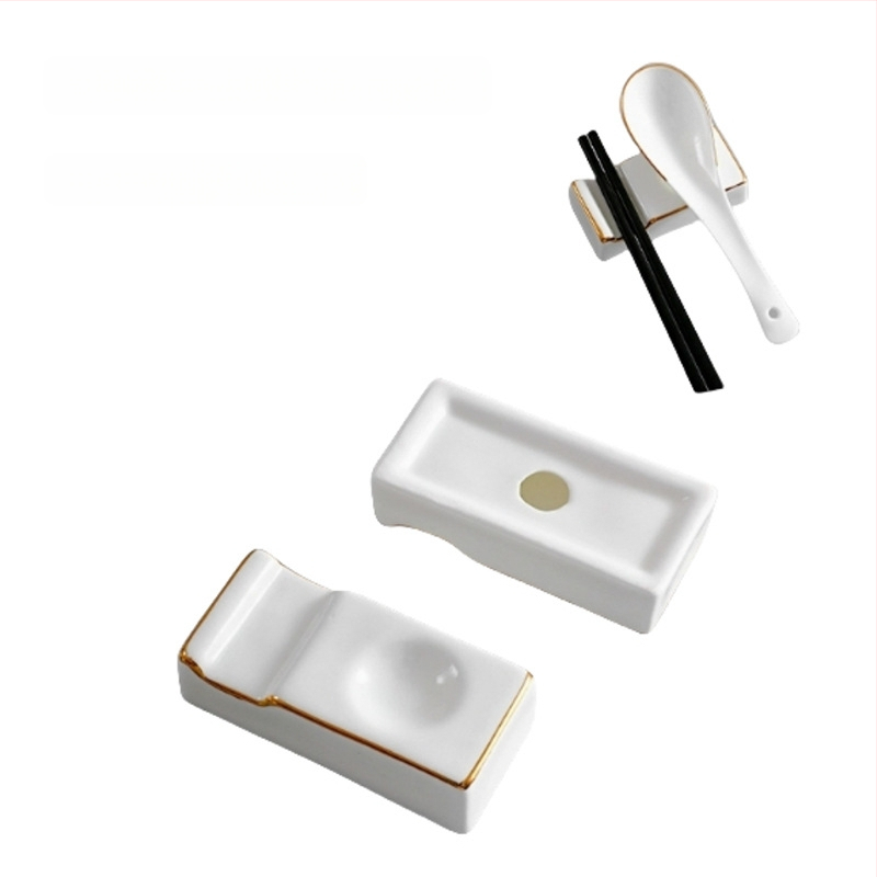 Pulkade ja lusika hoidik, keraamika, Bone China, kahefunktsiooniline hoidik, logotüübi kohandamine, lansseeriti 2020