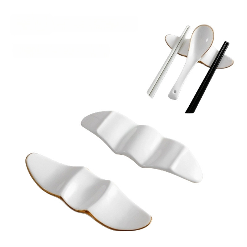 Pulkade ja lusika hoidik, keraamika, Bone China, kahefunktsiooniline hoidik, logotüübi kohandamine, lansseeriti 2020