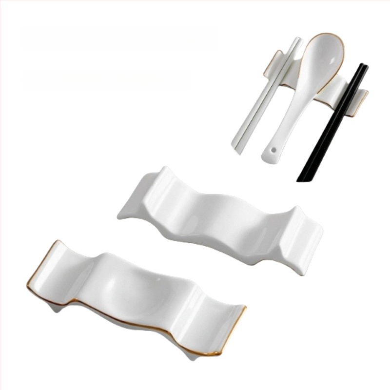 Pulkade ja lusika hoidik, keraamika, Bone China, kahefunktsiooniline hoidik, logotüübi kohandamine, lansseeriti 2020