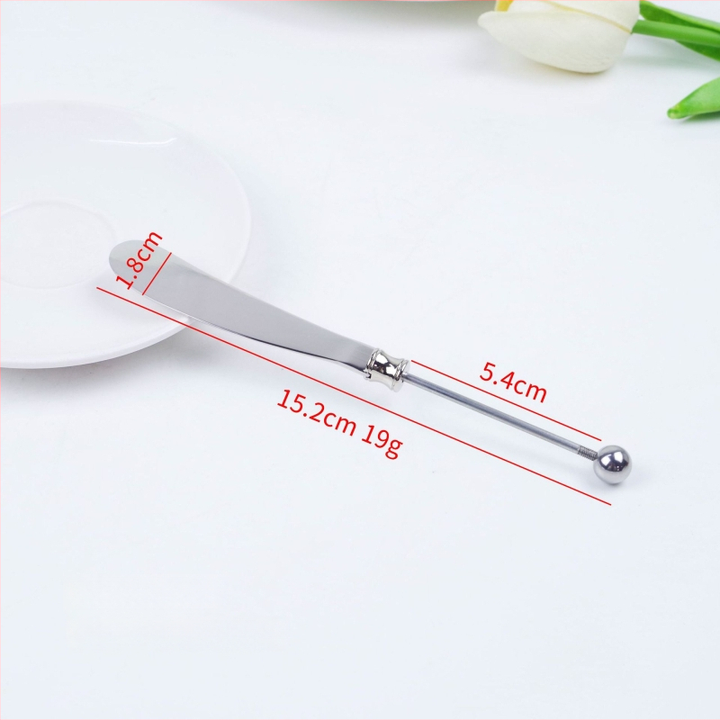 Set tacâmuri din oțel inoxidabil 304 — lingură, lingură de desert și furculiță, lucrat manual, finisaj oglindă