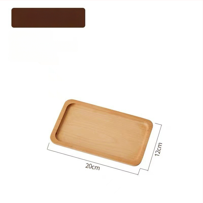 Tava ovală din lemn, stil japonez, masiv, stil modern minimalist, suprafață desenată manual, logo tipărit, personalizabil