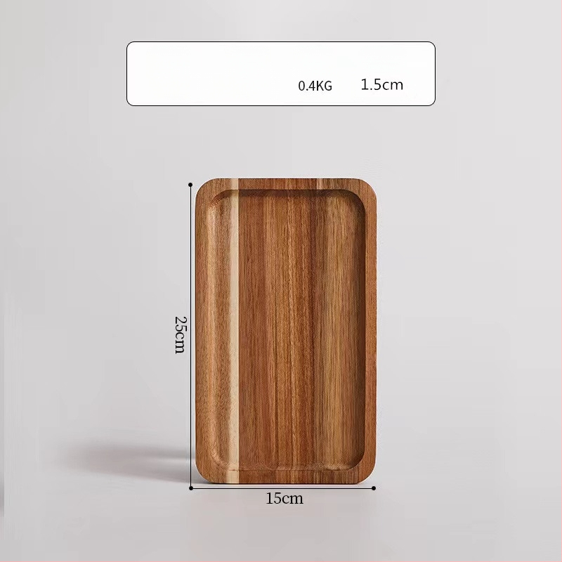 Tava ovală din lemn, stil japonez, masiv, stil modern minimalist, suprafață desenată manual, logo tipărit, personalizabil