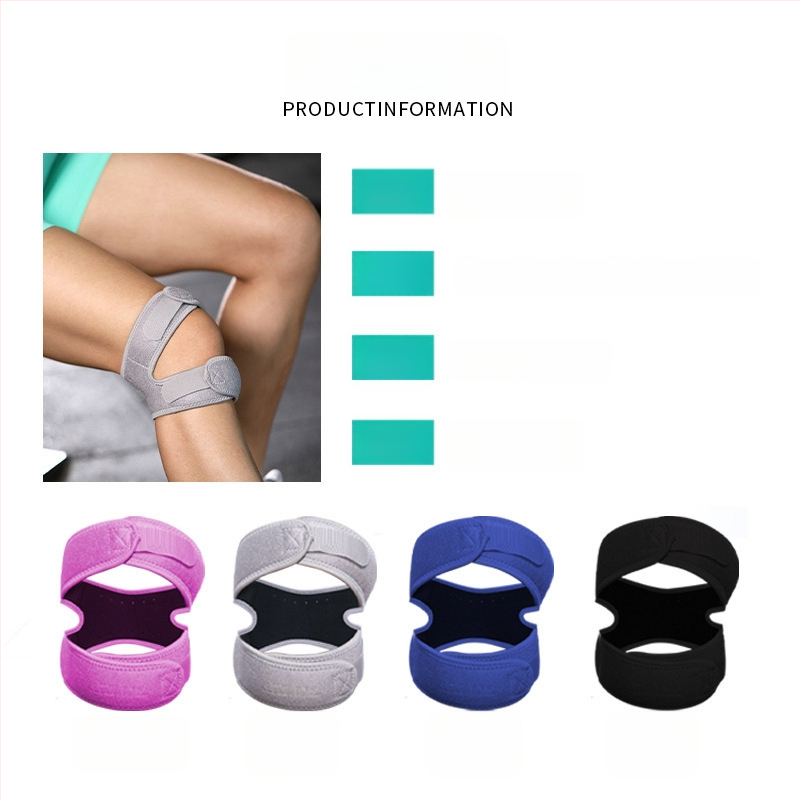 Sport térdvédő – vékony, lélegző neoprén anyag és szilikon patella rögzítéssel, felnőtteknek, kosárlabda