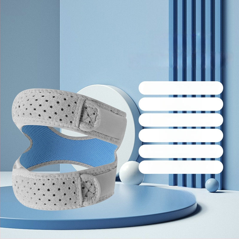 Sport térdvédő – vékony, lélegző neoprén anyag és szilikon patella rögzítéssel, felnőtteknek, kosárlabda