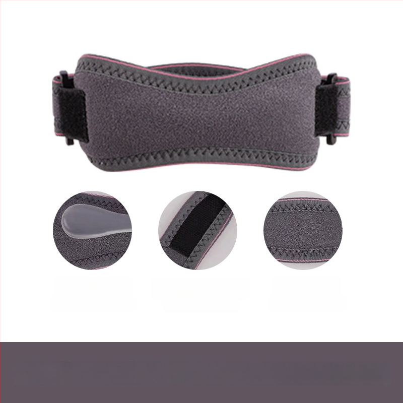 Sport térdvédő – vékony, lélegző neoprén anyag és szilikon patella rögzítéssel, felnőtteknek, kosárlabda