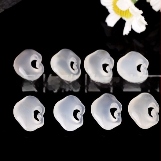 Ruyi kulons no agāta, dabiskais chalcedonīts, nepārstrādāts akmens DIY rotaslietām