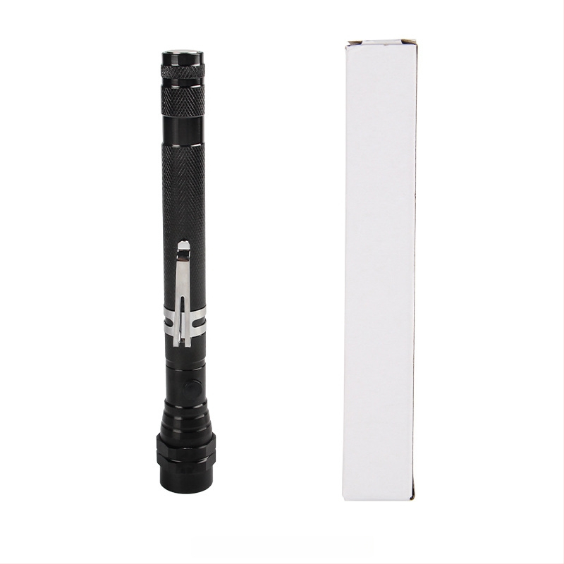 Фенер за работа на открито с 3 LED, алуминиева сплав, телескопично и 360° въртене, ръчно захранване