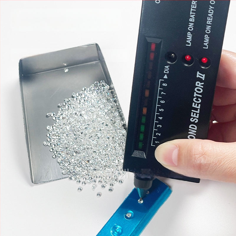 Moissanite rotunde, claritate VVS, luciu lustruit, material sintetic, personalizabil prin cerere — Xia Lin Jewelry