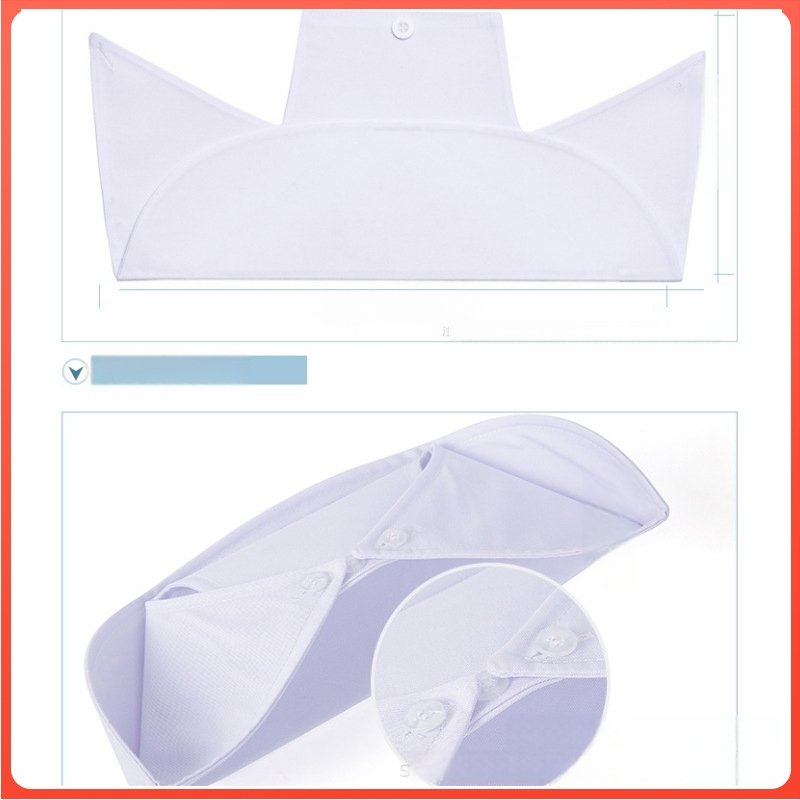 Șapcă de infirmieră pentru femei, cu vârf plat, poliester-bumbac, monocrom, stil spital