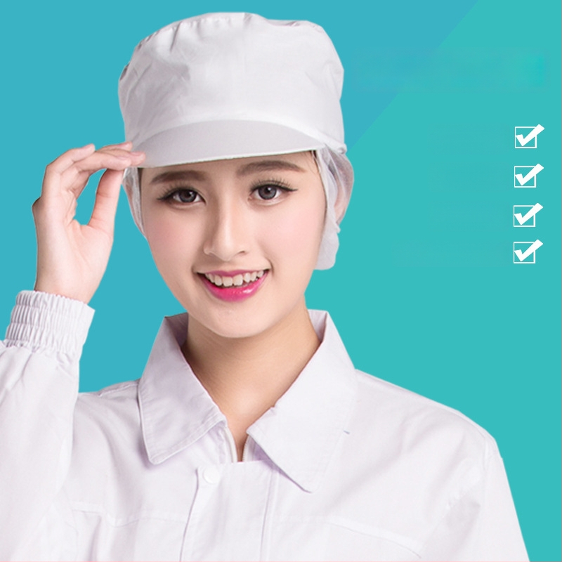 Șapcă din plasă pentru fabrică alimentară, din ABS, cu margine lată, personalizabilă cu logo, pentru femei și adulți
