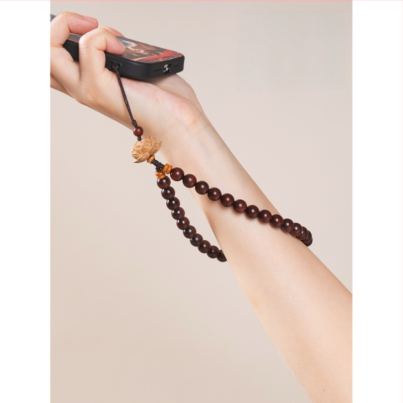 Moteriškas mobiliojo telefono pavadėlis su PP virve ir plastine sagtimi