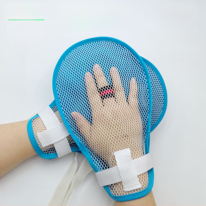 Kétoldalas hálós bélésű kesztyű poliészter alapanyagból, karcolás elleni és húzás elleni védelemmel, kézre