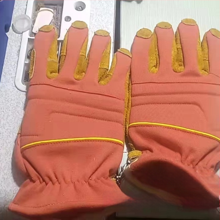 Gelbėjimo pirštinės, 17 modelių, aukštos temperatūros atsparumas, aramido pluošto liepsnos atsparumas