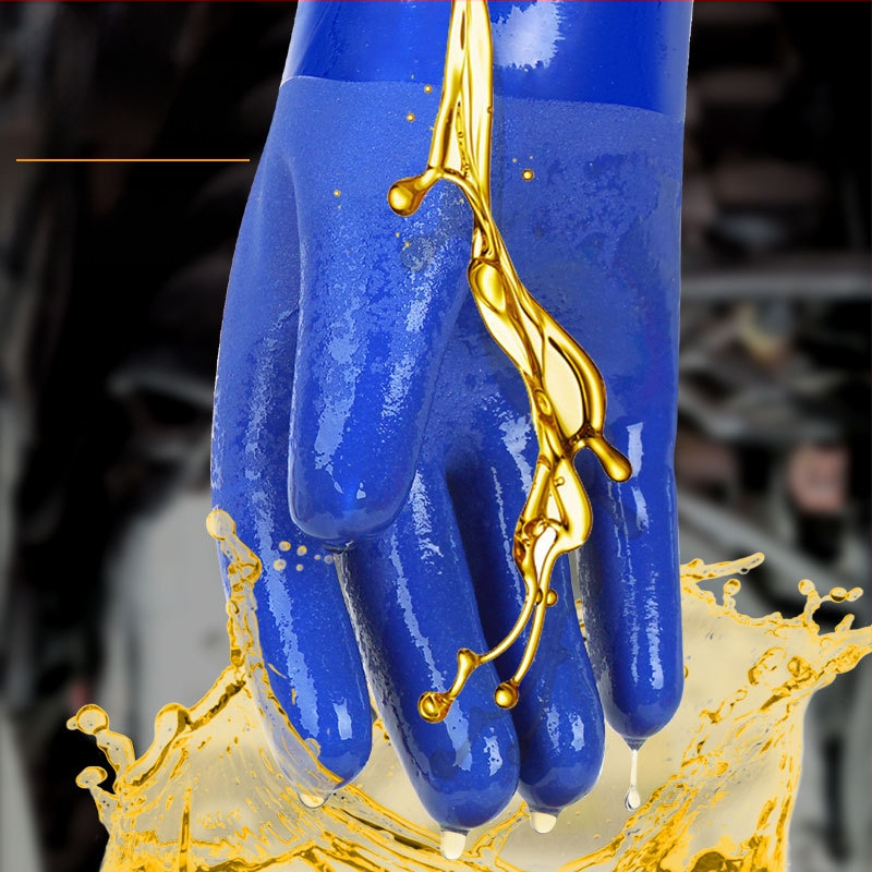 Pramoninės PVC pirštinės – vandeniui atsparios, naftos atsparios, neslystančios, rūgštims ir šarmams atsparios