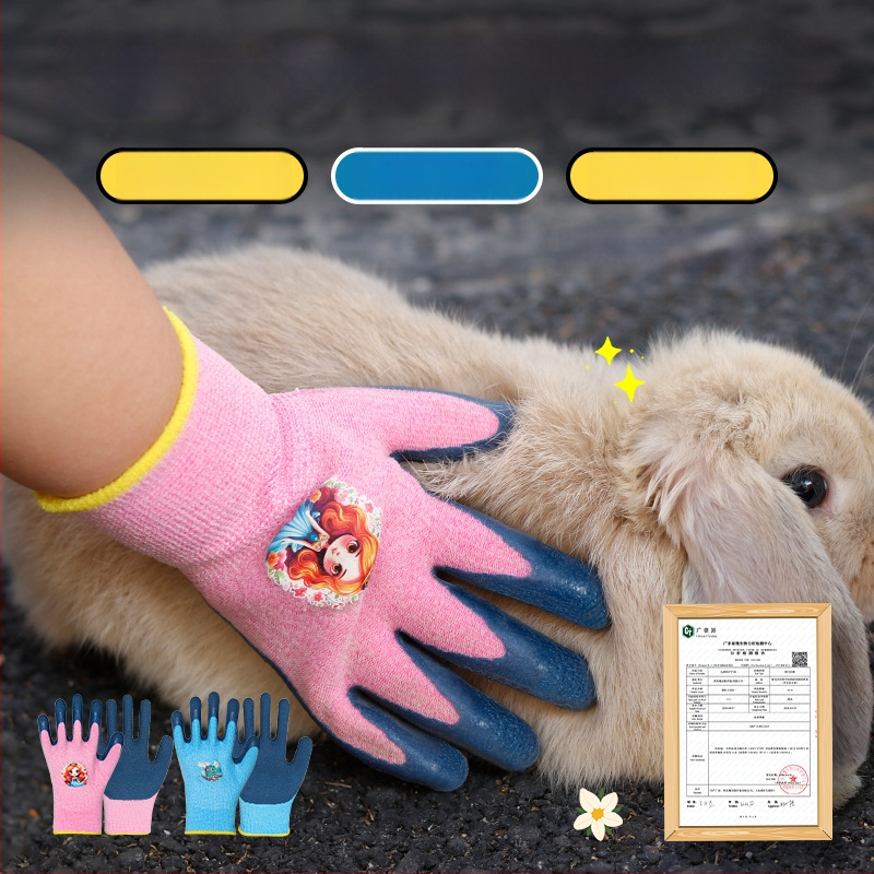 Vaikų pirštinės su atskiromis pirštais, priešdurio apsauga, pavasaris 2025