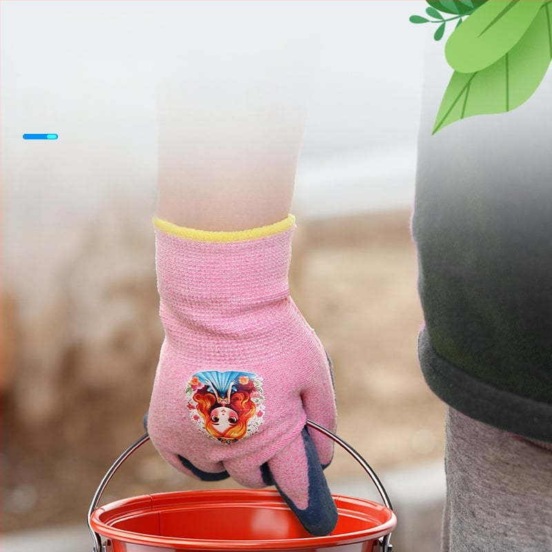 Vaikų pirštinės su atskiromis pirštais, priešdurio apsauga, pavasaris 2025