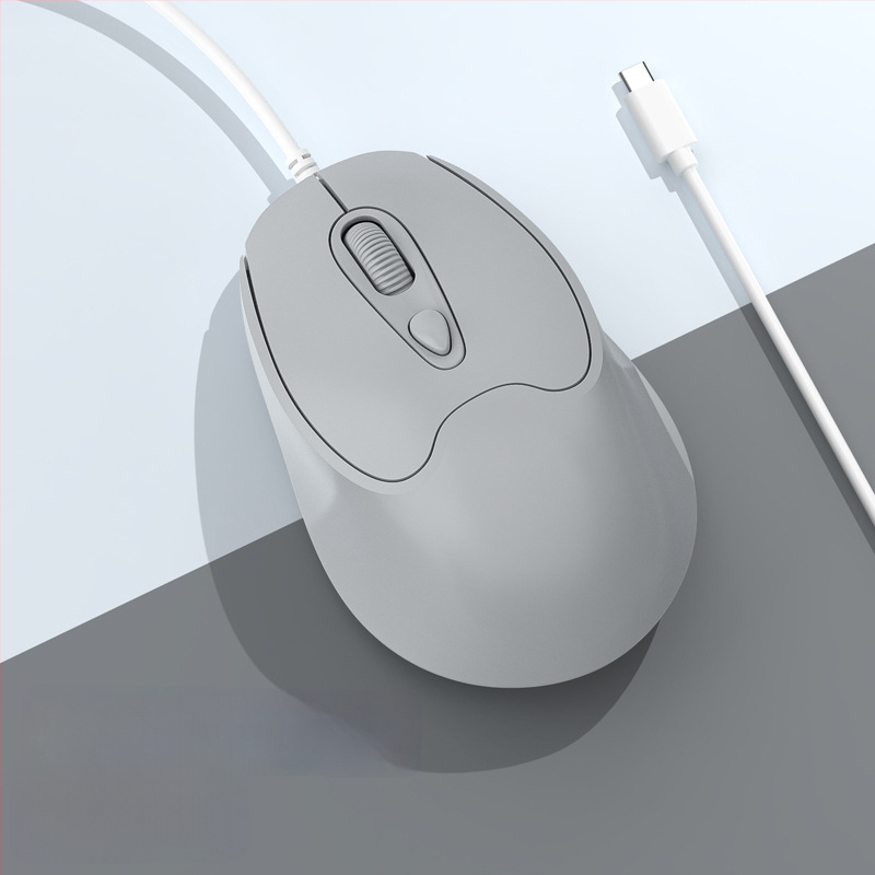 Οπτικό ποντίκι USB-C, ενσύρματο, 2400dpi, 4 πλήκτρα