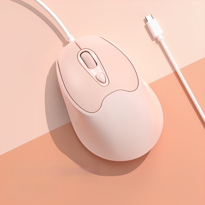 Οπτικό ποντίκι USB-C, ενσύρματο, 2400dpi, 4 πλήκτρα