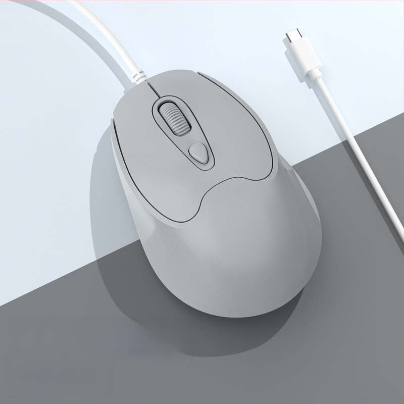 Οπτικό ποντίκι USB-C, ενσύρματο, 2400dpi, 4 πλήκτρα