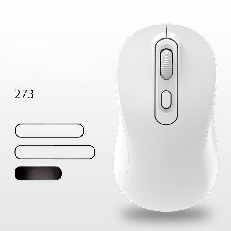 Ασύρματο ποντίκι με διπλή λειτουργία 2.4G/Bluetooth, 1600 DPI, USB θύρα, 4 πλήκτρα, επαναφορτιζόμενο