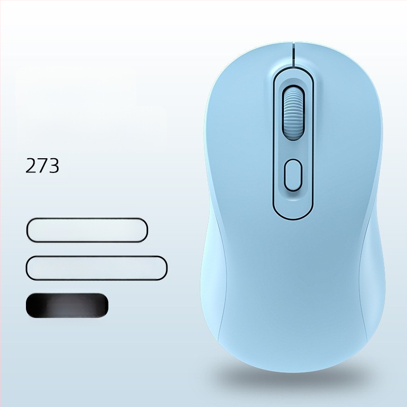 Ασύρματο ποντίκι με διπλή λειτουργία 2.4G/Bluetooth, 1600 DPI, USB θύρα, 4 πλήκτρα, επαναφορτιζόμενο