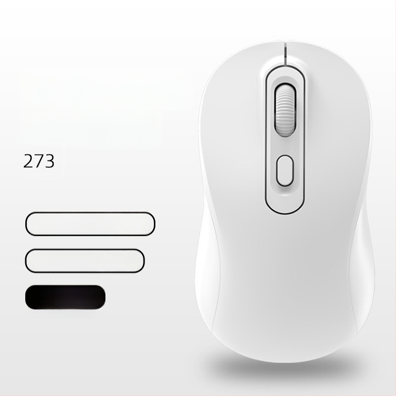 Ασύρματο ποντίκι με διπλή λειτουργία 2.4G/Bluetooth, 1600 DPI, USB θύρα, 4 πλήκτρα, επαναφορτιζόμενο