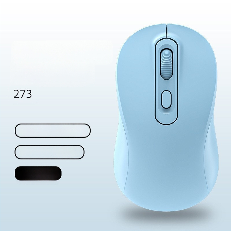 Ασύρματο ποντίκι με διπλή λειτουργία 2.4G/Bluetooth, 1600 DPI, USB θύρα, 4 πλήκτρα, επαναφορτιζόμενο