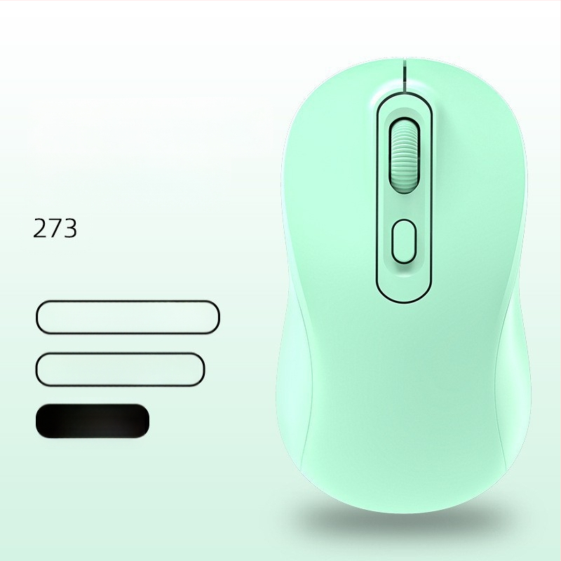 Ασύρματο ποντίκι με διπλή λειτουργία 2.4G/Bluetooth, 1600 DPI, USB θύρα, 4 πλήκτρα, επαναφορτιζόμενο