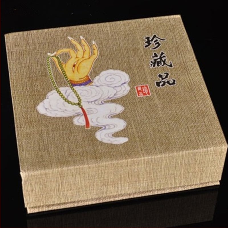 Cutie bijuterii model bzh001, material cânepă, stil leisure, dură, model cu figură