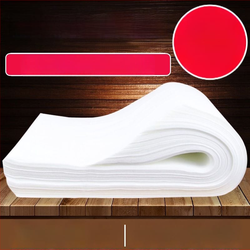 Еднократна кърпа за крака, дървесна целулоза, абсорбираща и удебелена, плоско тъкана, 100–120 g