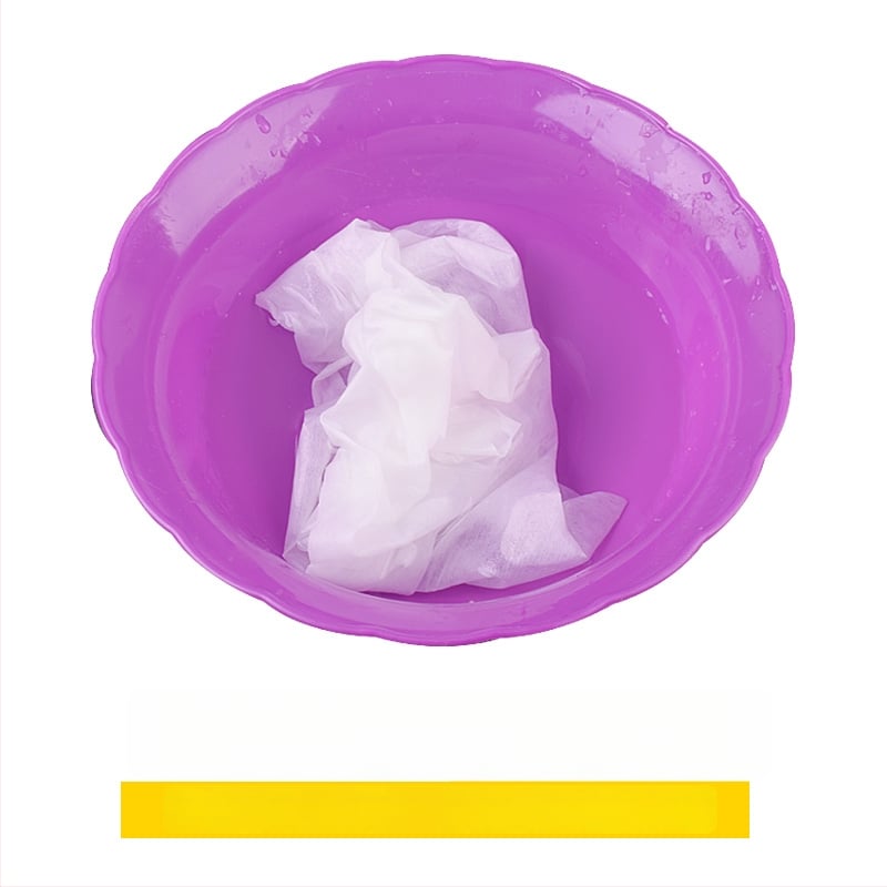 Еднократна кърпа за крака, дървесна целулоза, абсорбираща и удебелена, плоско тъкана, 100–120 g