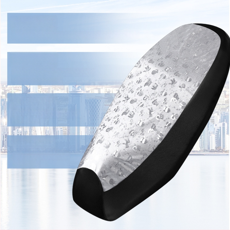 Motorkerékpár ülésvédő – bőr, négy évszakos univerzális, testreszabható, logó nyomtatás