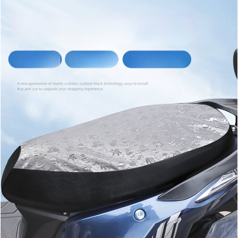 Motorkerékpár ülésvédő – bőr, négy évszakos univerzális, testreszabható, logó nyomtatás