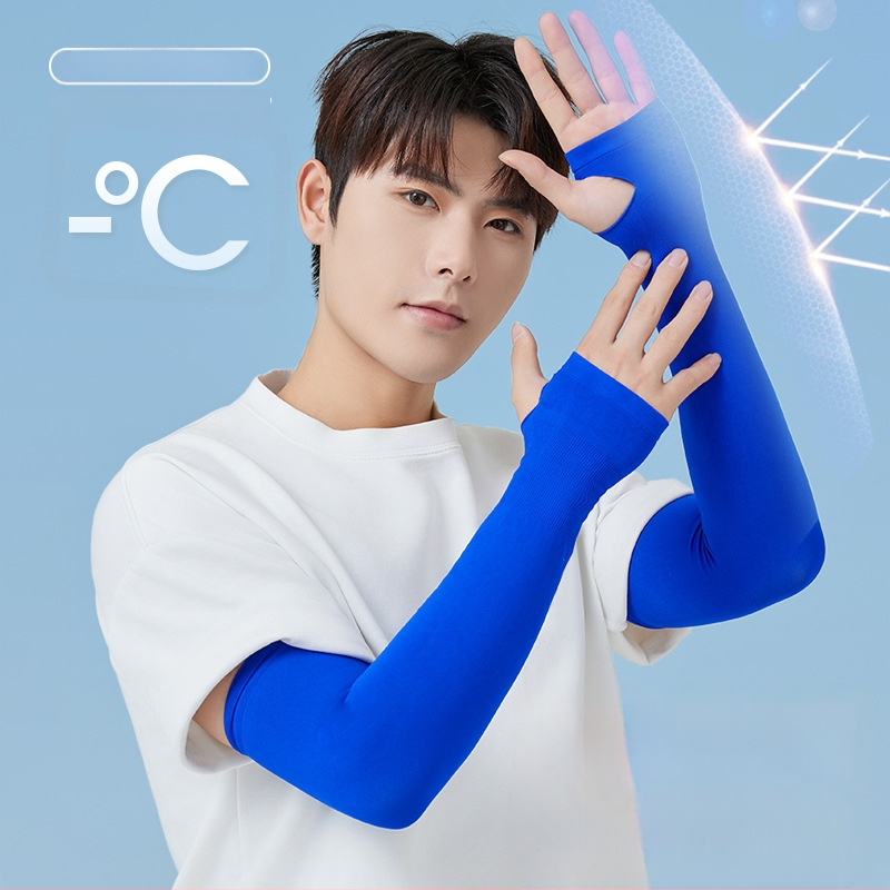 Лятни ръкави с UV защита, дишащи ледено‑усещащи нейлонови ръкави, прост стил, съдържание на нейлон 81–95%, 2024 г.
