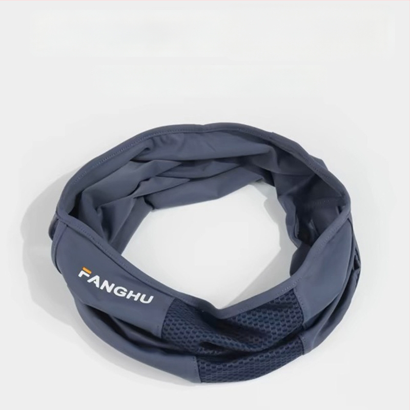 Férfi napsugárvédelmi arcmaszk nyári kerékpározáshoz – légáteresztő, UV-védelem, szélálló, rovarriasztó, Ice Silk poliészter sál