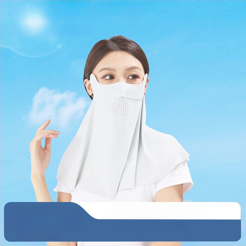 Nylon kapucnis arcvédő maszk – UV védelem, napvédő, légáteresztő