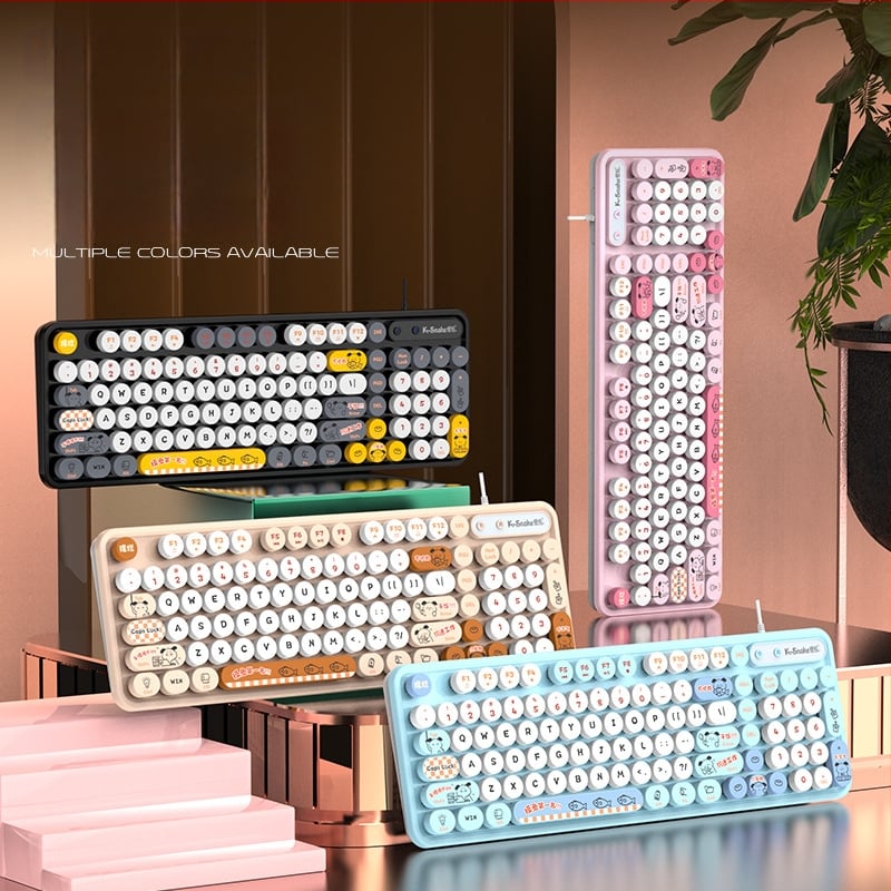 Viper K2 ενσύρματο σετ πληκτρολογίου και ποντικιού - 98 πλήκτρα, αδιάβροχο σχέδιο, καλώδιο 1,5 m, πλαστική κατασκευή