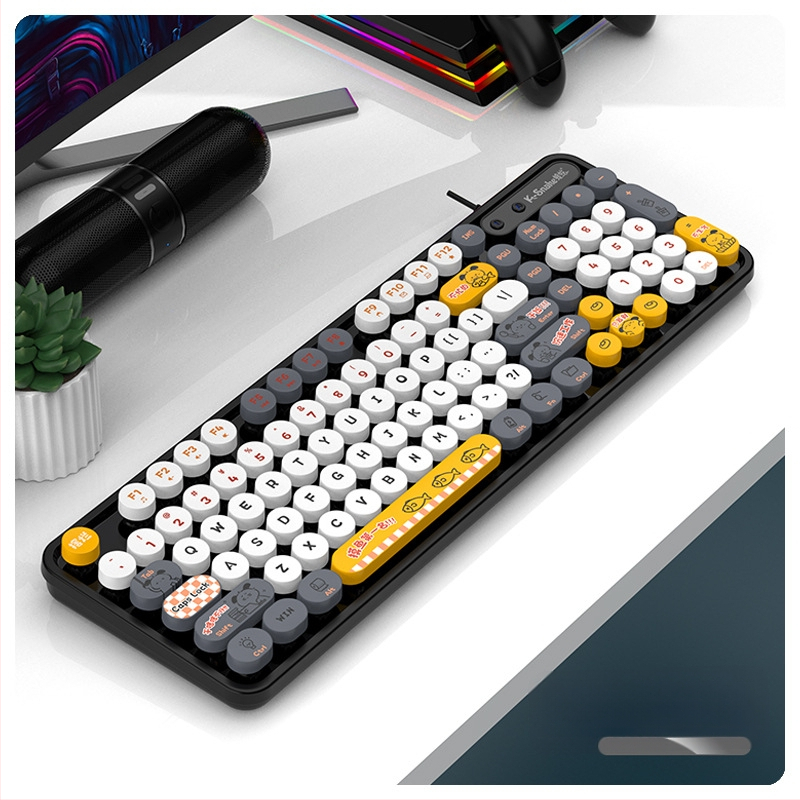 Viper K2 ενσύρματο σετ πληκτρολογίου και ποντικιού - 98 πλήκτρα, αδιάβροχο σχέδιο, καλώδιο 1,5 m, πλαστική κατασκευή