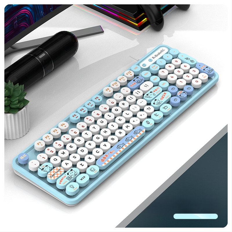 Viper K2 ενσύρματο σετ πληκτρολογίου και ποντικιού - 98 πλήκτρα, αδιάβροχο σχέδιο, καλώδιο 1,5 m, πλαστική κατασκευή