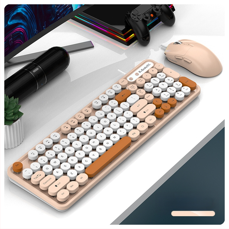 Viper K2 ενσύρματο σετ πληκτρολογίου και ποντικιού - 98 πλήκτρα, αδιάβροχο σχέδιο, καλώδιο 1,5 m, πλαστική κατασκευή