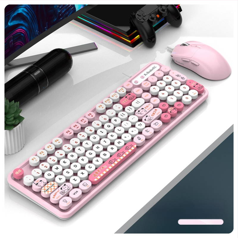 Viper K2 ενσύρματο σετ πληκτρολογίου και ποντικιού - 98 πλήκτρα, αδιάβροχο σχέδιο, καλώδιο 1,5 m, πλαστική κατασκευή