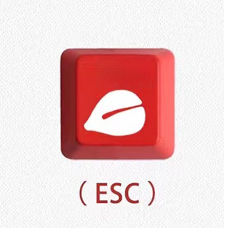 Μηχανικό πληκτρολόγιο με διαφανή ABS κάψες πλήκτρων σε μορφή pixel-heart, ESC/WASD/κατεύθυνσης πλήκτρα, MX σταυροειδή Chrysanthemum καπάκια· ενσύρματο