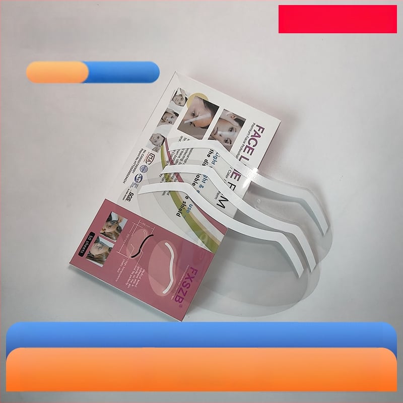 Ívelt frufrufedő, egyszer használatos arcmaszk, szalonban használható, megakadályozza a haj permetezését