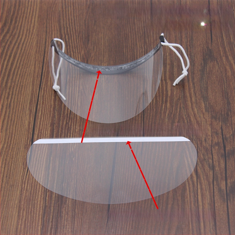 Lizi Egyszer használatos homlokmaszk átlátszó frufru ragasztóval – hajvágáshoz, dauerhoz és festéshez, arcvédő, hajtörés elleni védelem