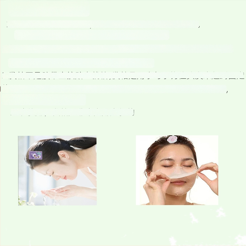 Polüesterist päähine, käsitsi tikitud karikatürikujund, naiselik stiil