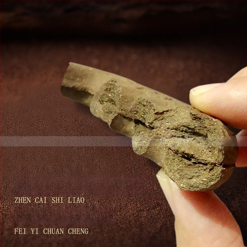 Kézzel készített hajmasszírozó kefe U-formájú, füstölő por kristályokkal, vintage etnikus stílus, uniszex